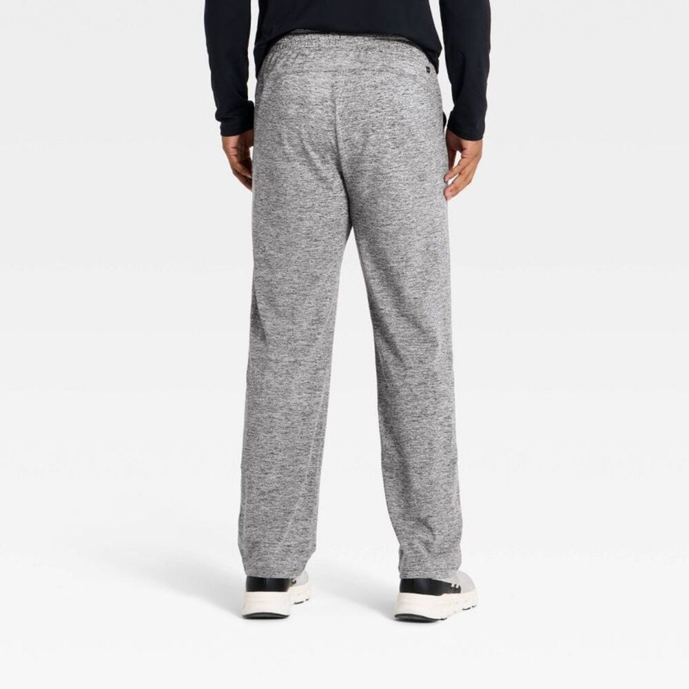 Men's Soft Stretch Pants - All In Motion Heather Gray S - Picture 2 of 3